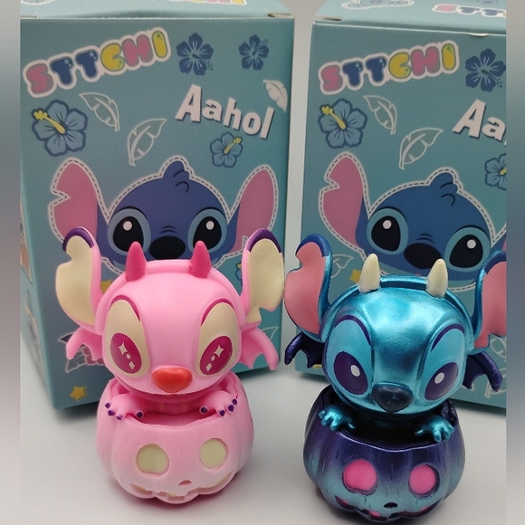 Stitch&Angel In Pumpkins For This Halloween Aahol Series - Picture 2 of 2
